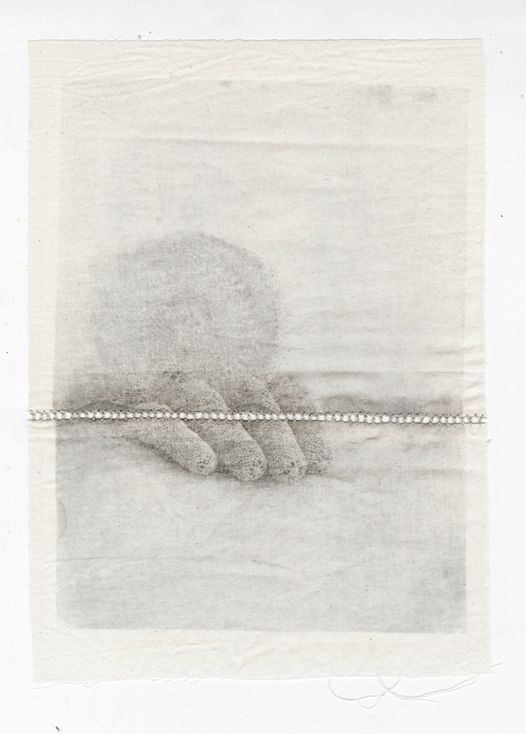transfer on fabric: hand